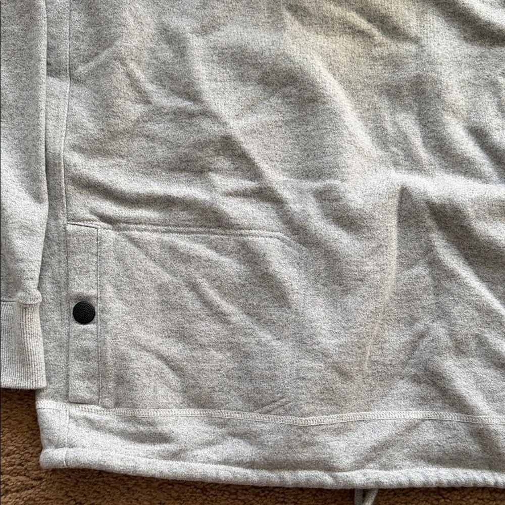 Billabong Heather Gray Sherpa-Lined Hooded Pullover - Picture 10 of 11